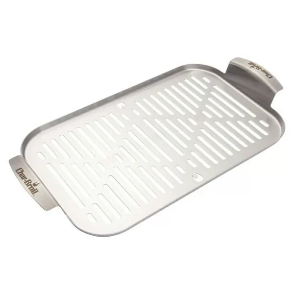 BAUHAUS Char-Broil Grillpfanne Grill+ Edelstahl, L X B X H: 42 X 22 X 4 Cm 1
