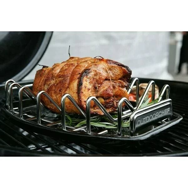 BAUHAUS Outdoorchef Spare-Rib-Halter Universal Edelstahl 4