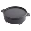 BAUHAUS Weber Dutch Oven 2in1 Gusseisen, Fassungsvermögen: 6,8 L 10