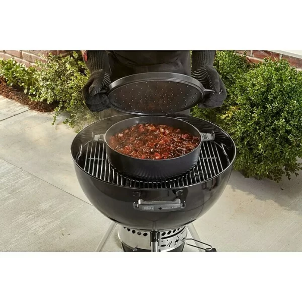 BAUHAUS Weber Dutch Oven 2in1 Gusseisen, Fassungsvermögen: 6,8 L 5
