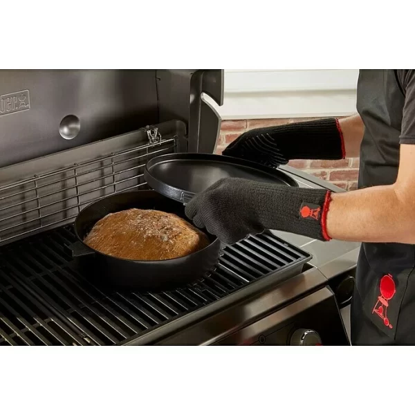 BAUHAUS Weber Dutch Oven 2in1 Gusseisen, Fassungsvermögen: 6,8 L 6