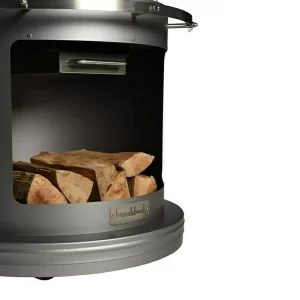 BAUHAUS Buschbeck Grillkamin Auckland Hauptgrillfläche: Ø 42,5 Cm, Edelstahl, Dunkelgrau 10