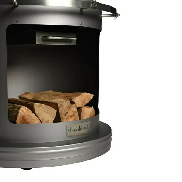 BAUHAUS Buschbeck Grillkamin Auckland Hauptgrillfläche: Ø 42,5 Cm, Edelstahl, Dunkelgrau 4
