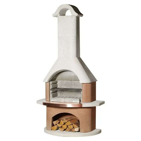 BAUHAUS Buschbeck Grillkamin Nizza Hauptgrillfläche: 54 X 34 Cm 1