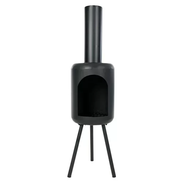 BAUHAUS RedFire Gartenkamin New York Ø X H: 30 X 115 Cm, Stahl 1