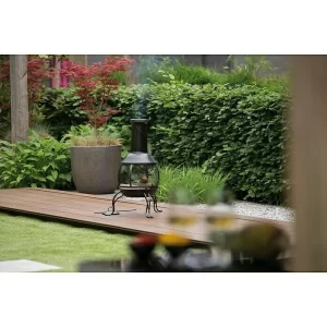 BAUHAUS RedFire Gartenkamin Sauda Ø X H: 38 X 90,5 Cm, Stahl 7