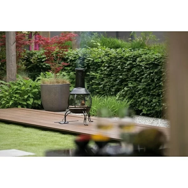 BAUHAUS RedFire Gartenkamin Sauda Ø X H: 38 X 90,5 Cm, Stahl 3