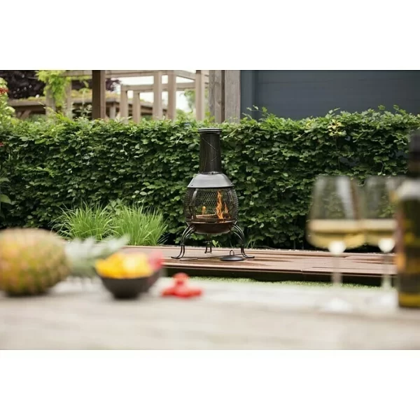 BAUHAUS RedFire Gartenkamin Sauda Ø X H: 38 X 90,5 Cm, Stahl 4