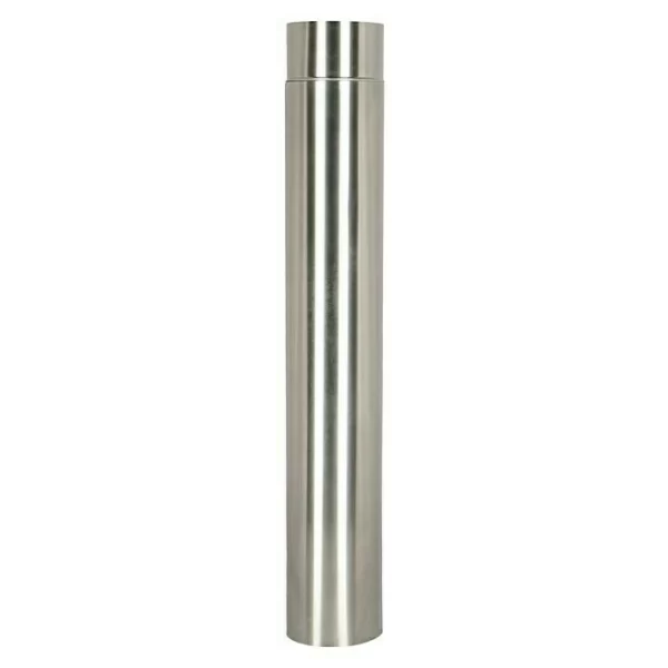 BAUHAUS Buschbeck Grillrohrverlängerung Silber, Durchmesser: 18 Cm, Passend Für: Buschbeck Gartenkamin Auckland 1