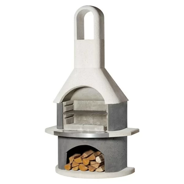 BAUHAUS Buschbeck Grillkamin Stockholm Hauptgrillfläche: 54 X 34 Cm 1
