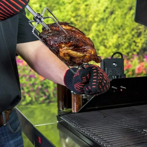 BAUHAUS Char-Broil Drehspieß Länge: 70 Cm, Netzbetrieben 5
