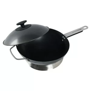 BAUHAUS Outdoorchef Grillwok Barbecue AHS-Stahl, Durchmesser: 33 Cm 6