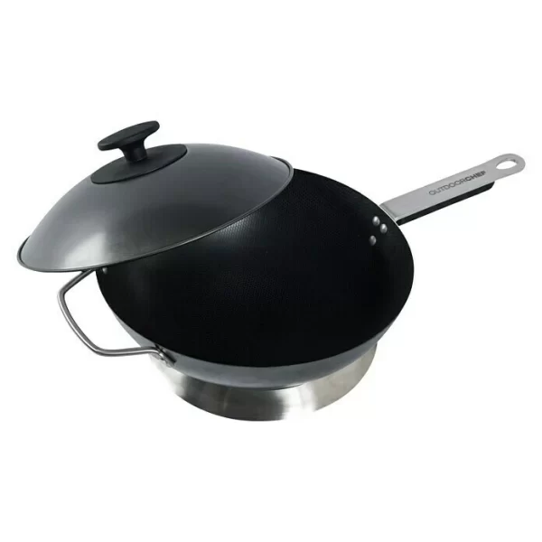 BAUHAUS Outdoorchef Grillwok Barbecue AHS-Stahl, Durchmesser: 33 Cm 3
