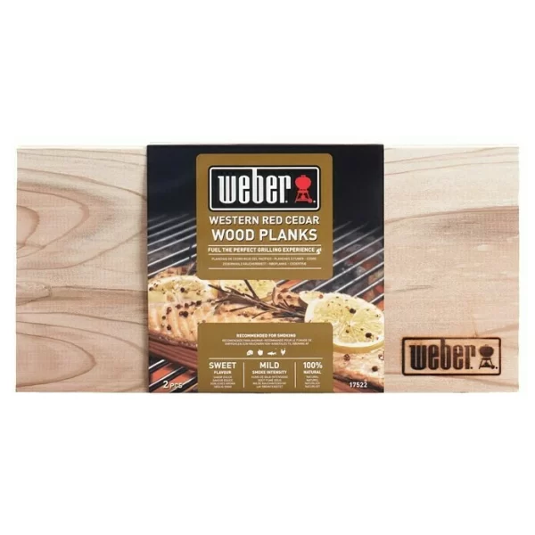 BAUHAUS Weber Räucherbrett 2 Stk., Zeder 3
