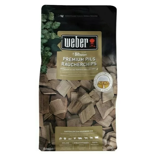 BAUHAUS Weber Räucherchips Bitburger Pils Geeignet Für: Geflügel, 700 G 1